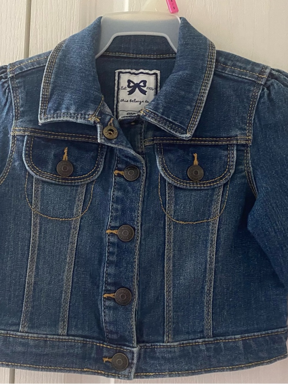 Gymboree Baby Girls Blue Denim Button-Up Jacket